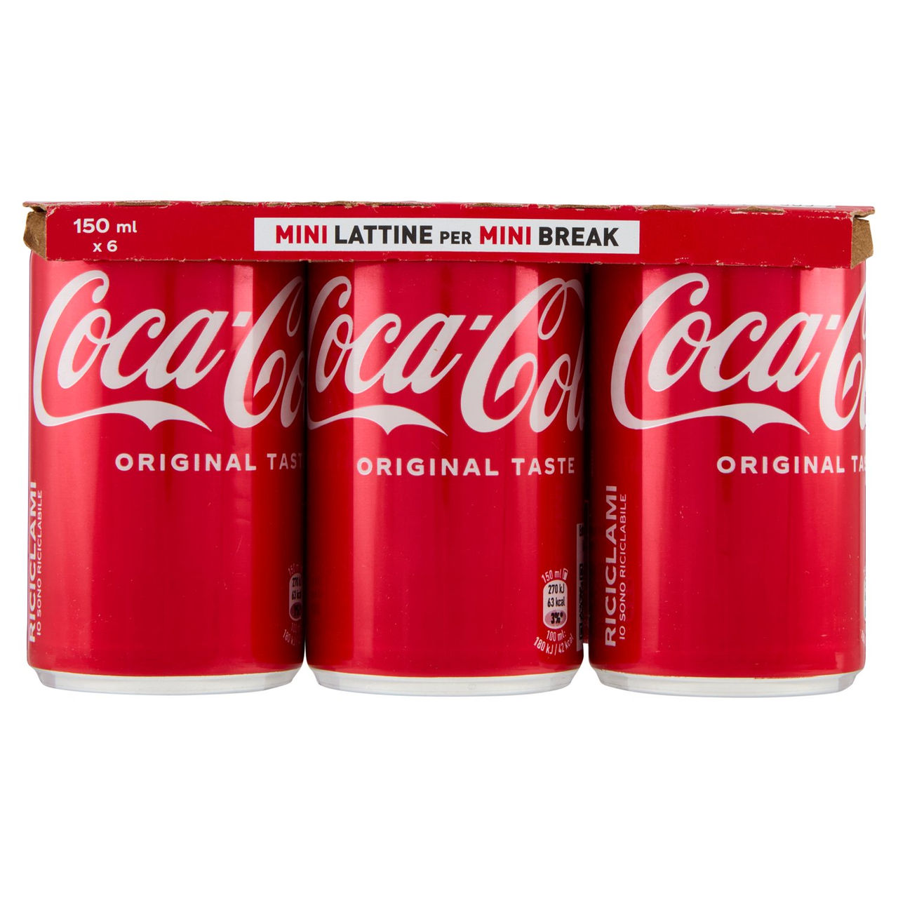 Coca-Cola Original Minican 6 x 150 ml