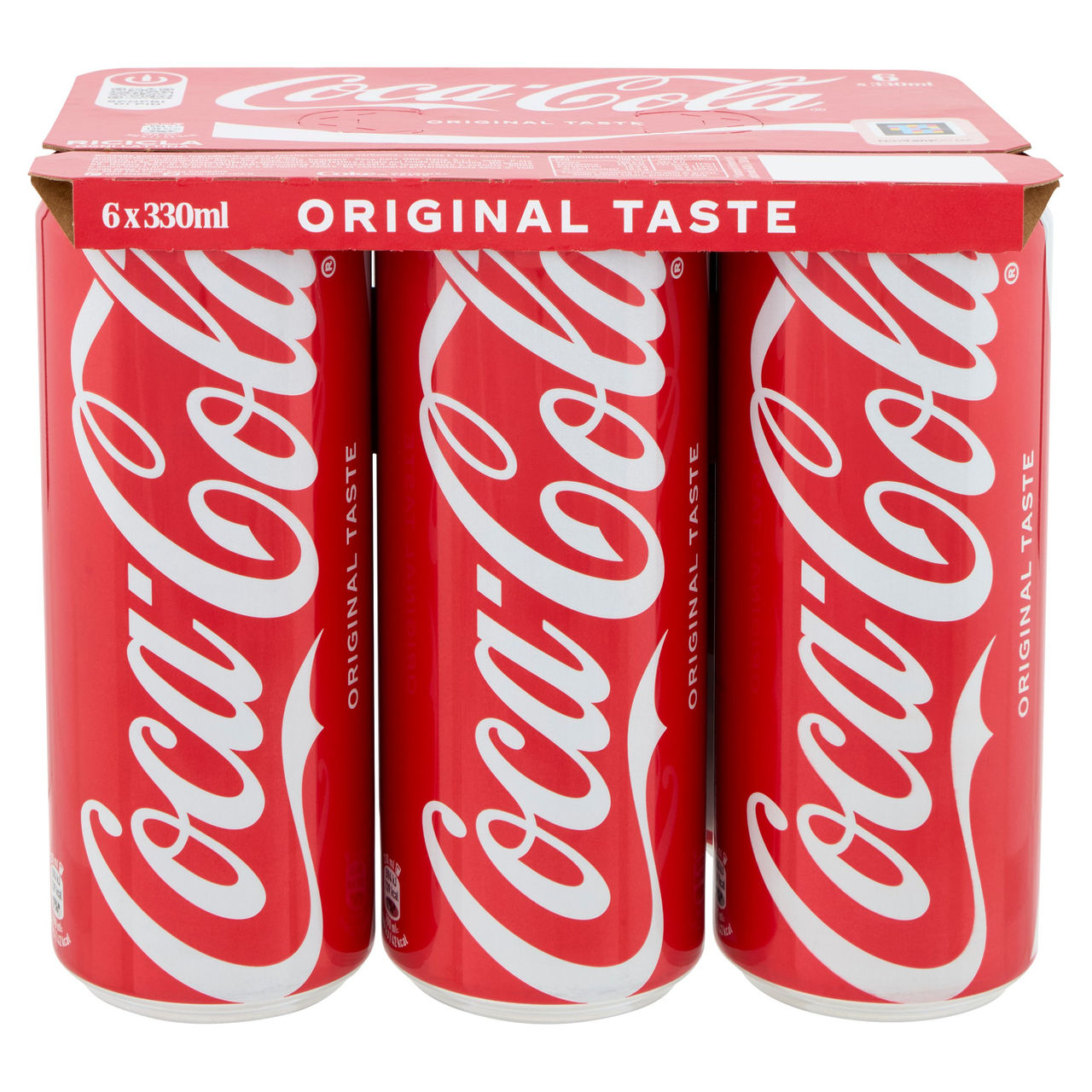 Coca-Cola Original Taste Regular Can 6 x 330 ml