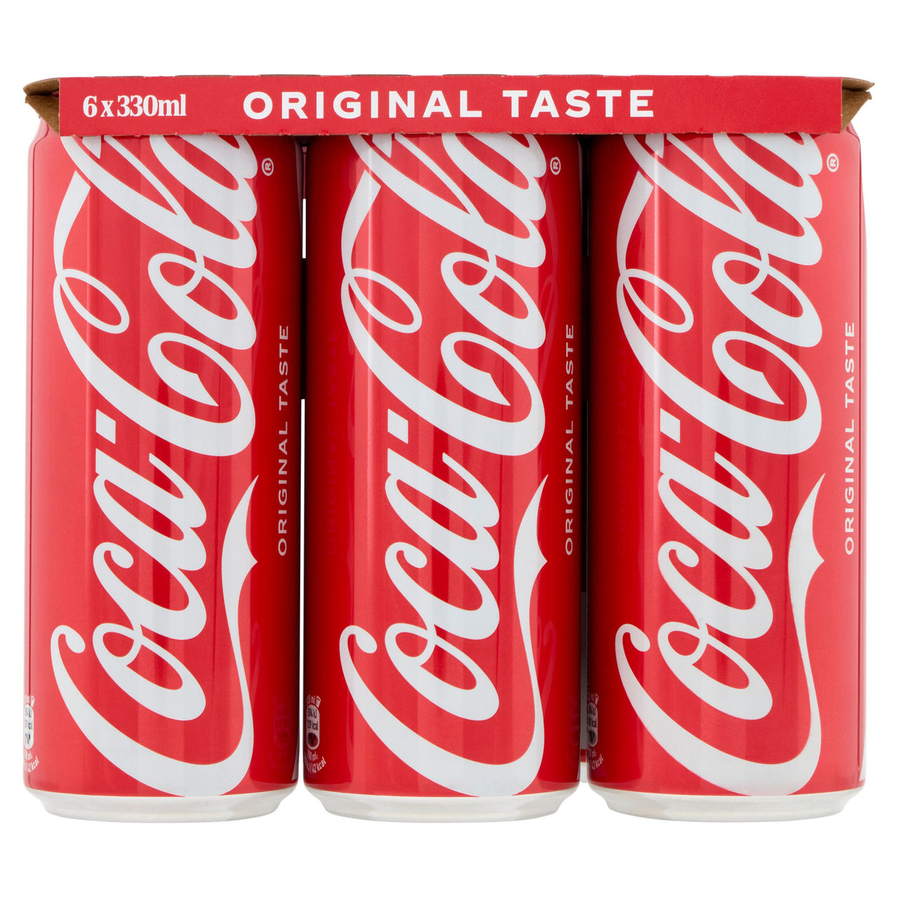 Coca-Cola Original Taste Regular Can 6 x 330 ml