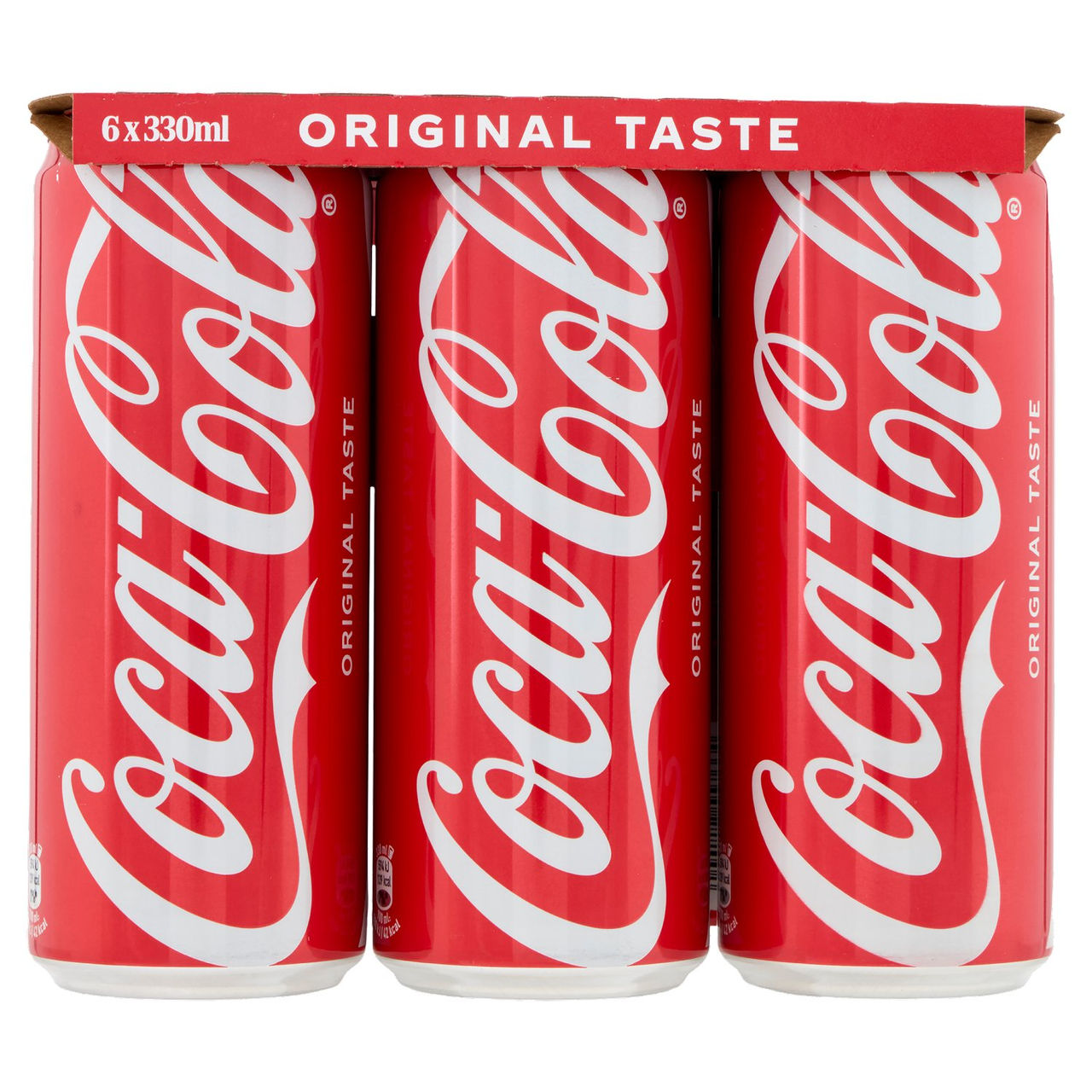 Coca-Cola Original Taste Regular Can 6 x 330 ml
