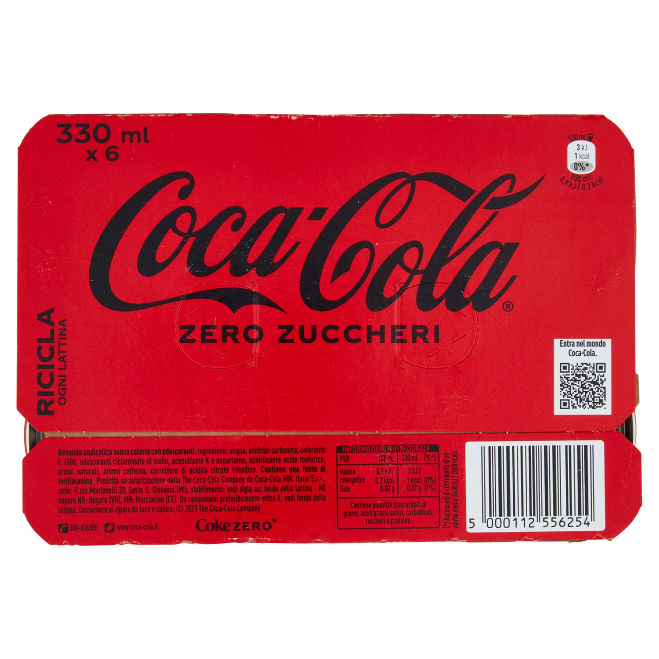 Coca-Cola Zero 6 x 33 cl