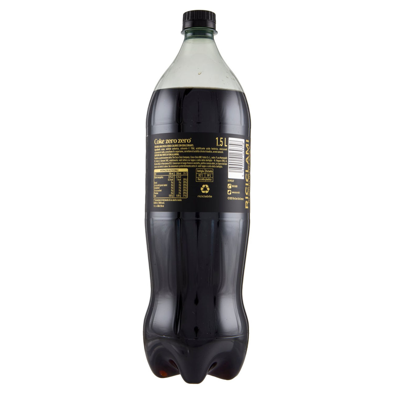 Coca Cola Zero Caffeina Zero Zuccheri PET 1,5 L