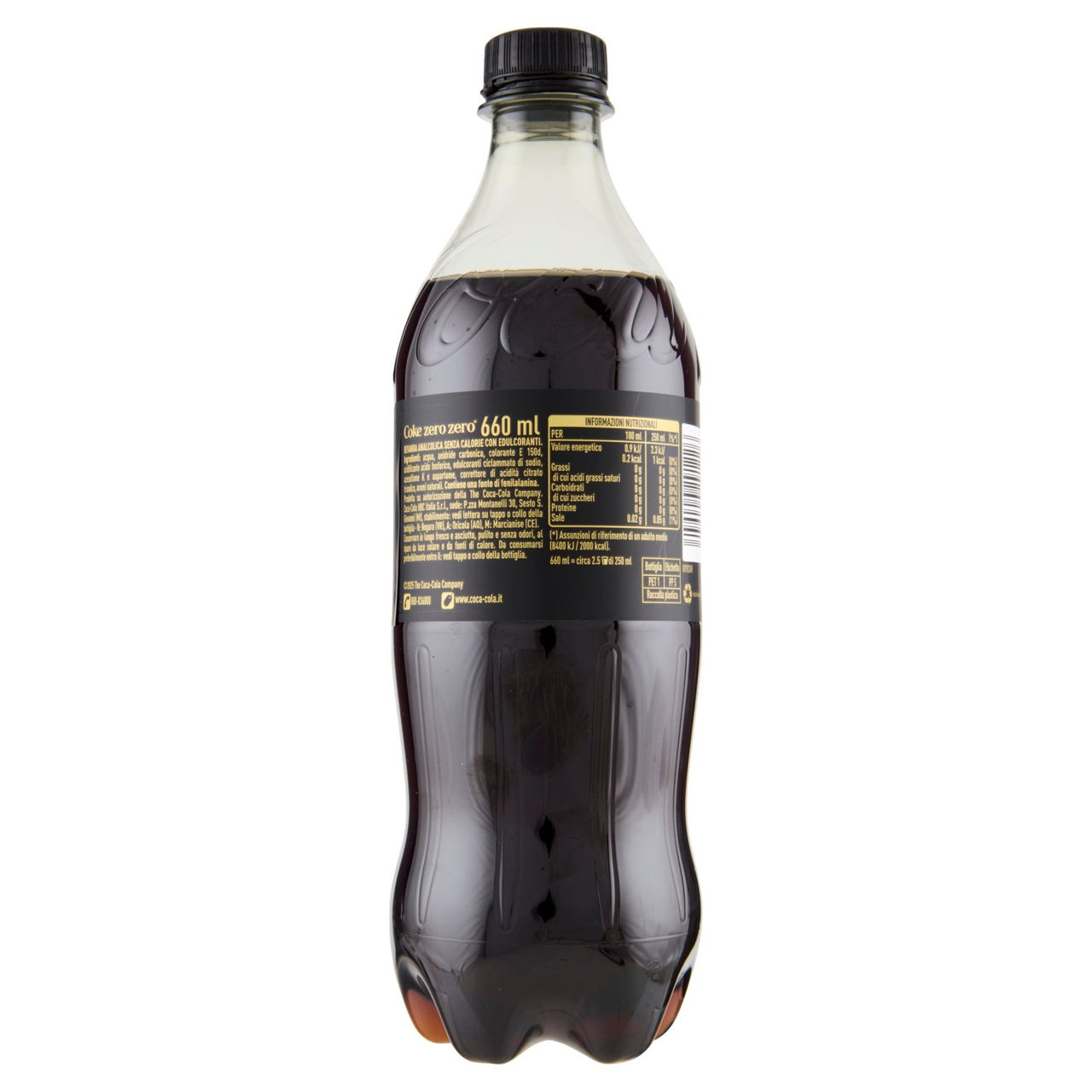 Coca-Cola Zero Caffeina Zero Zuccheri PET 66 cl