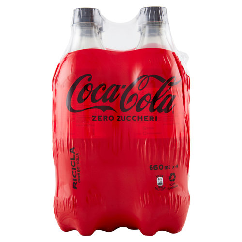 COCA-COLA Zero Zuccheri 660 ml x 4 (PET)