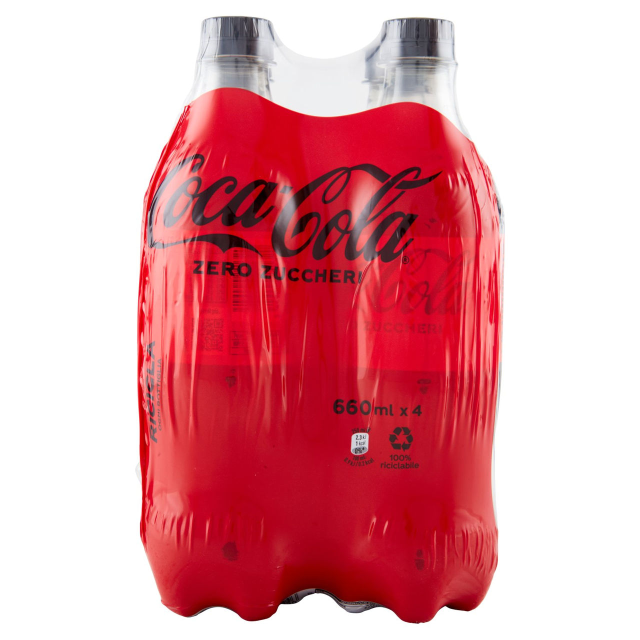 COCA-COLA Zero Zuccheri PET 4 x 660 ml