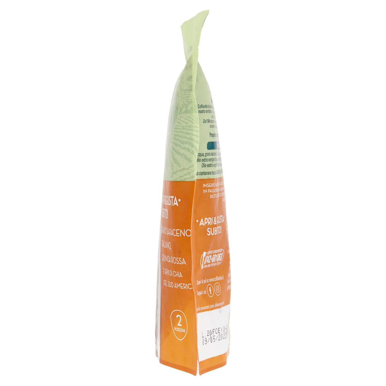 Colfiorito Piatto Fatto Grano Saraceno Italiano, Quinoa Rossa e Semi di Chia del Sud America 250 g