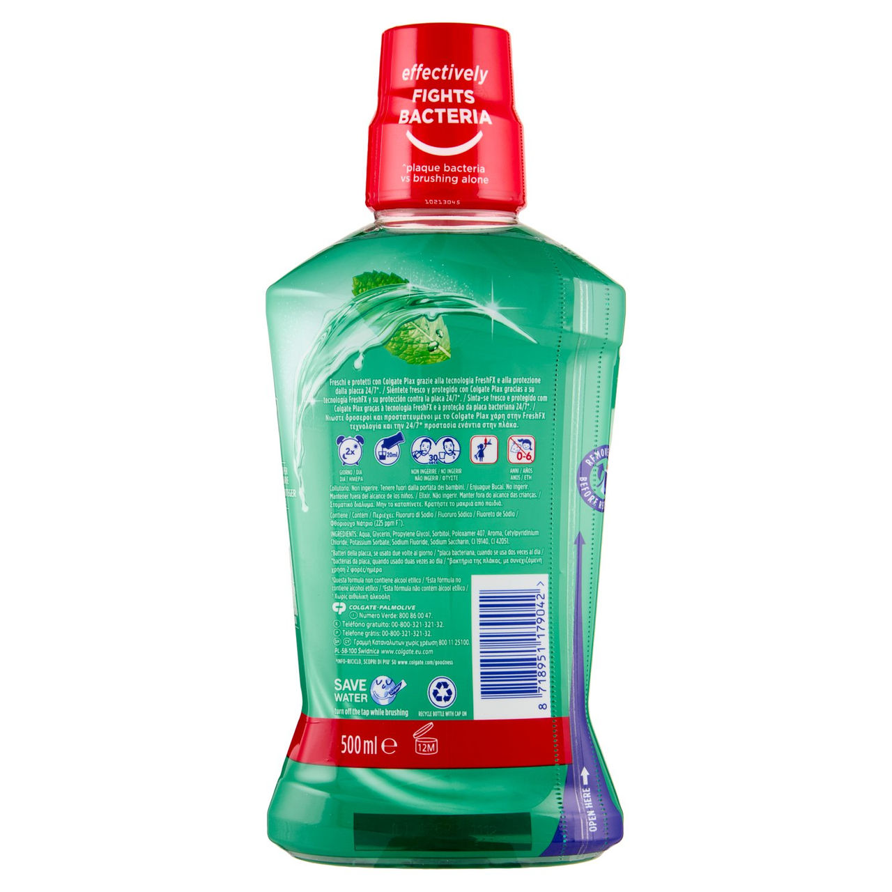 Colgate Collutorio Plax Soft Mint 500 ml