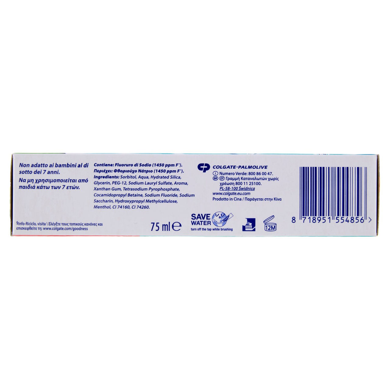 Colgate dentifricio sbiancante Max White Cristalli Bianchi 75 ml