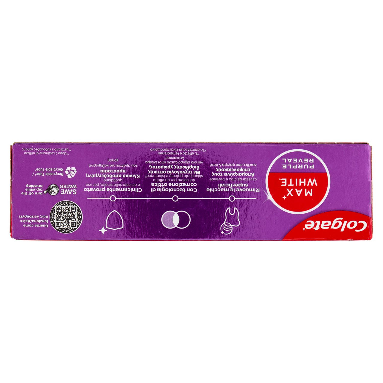 Colgate dentifricio sbiancante Max White Purple Reveal 75 ml