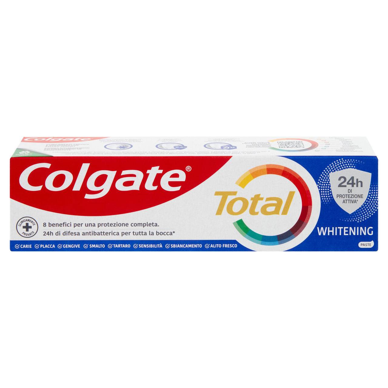 Colgate dentifricio Total Whitening protezione 24h
