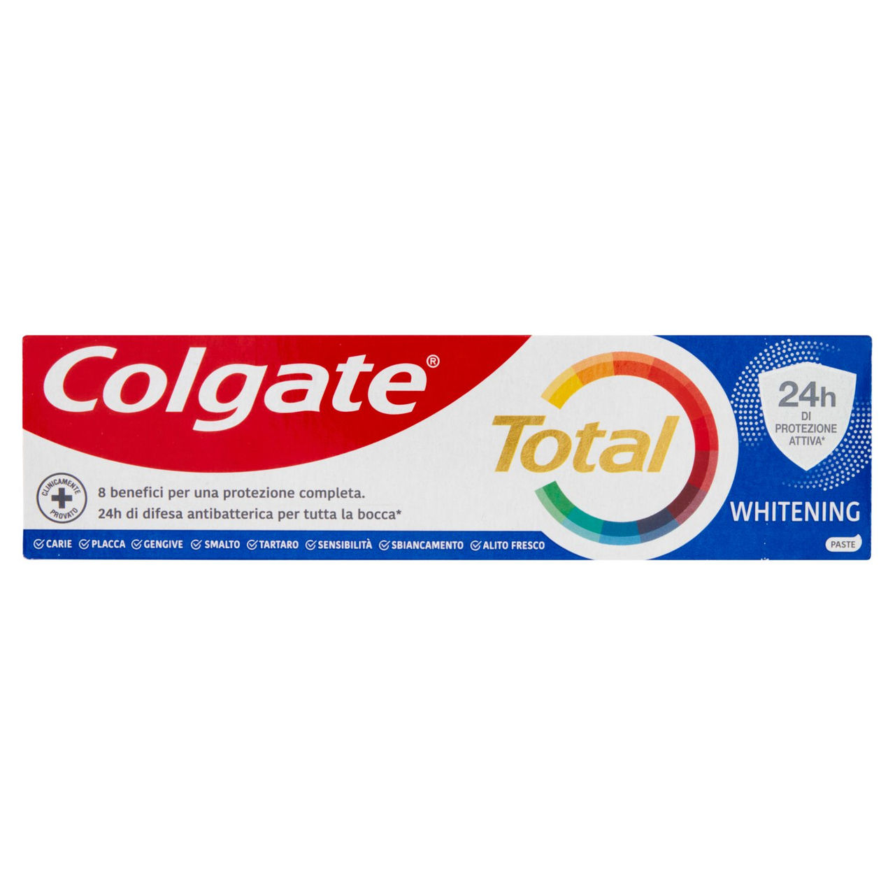 Colgate dentifricio Total Whitening protezione 24h