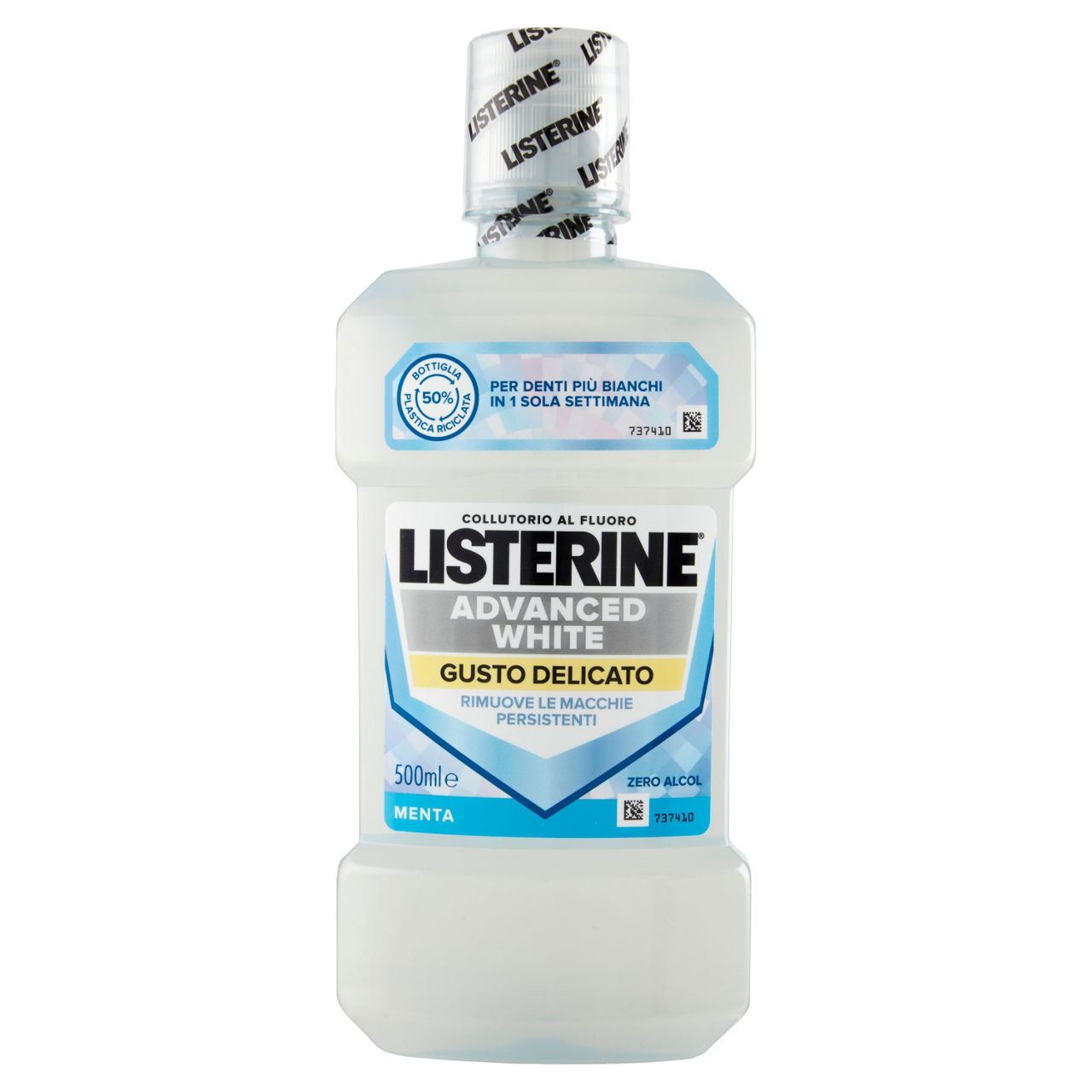 Collutorio Advanced White Listerine delicato 500 ml