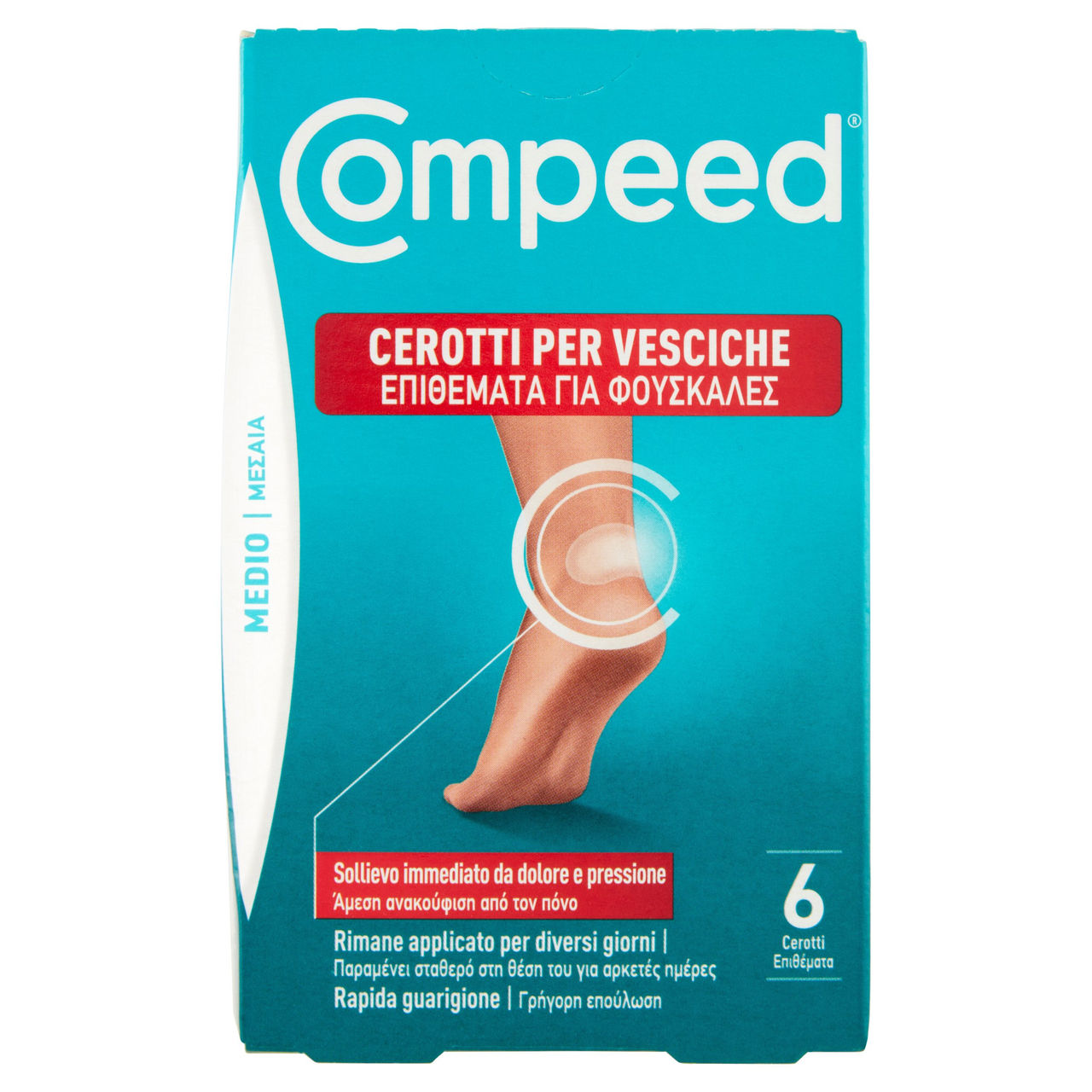 Compeed Cerotti per Vesciche Medio 6 pz