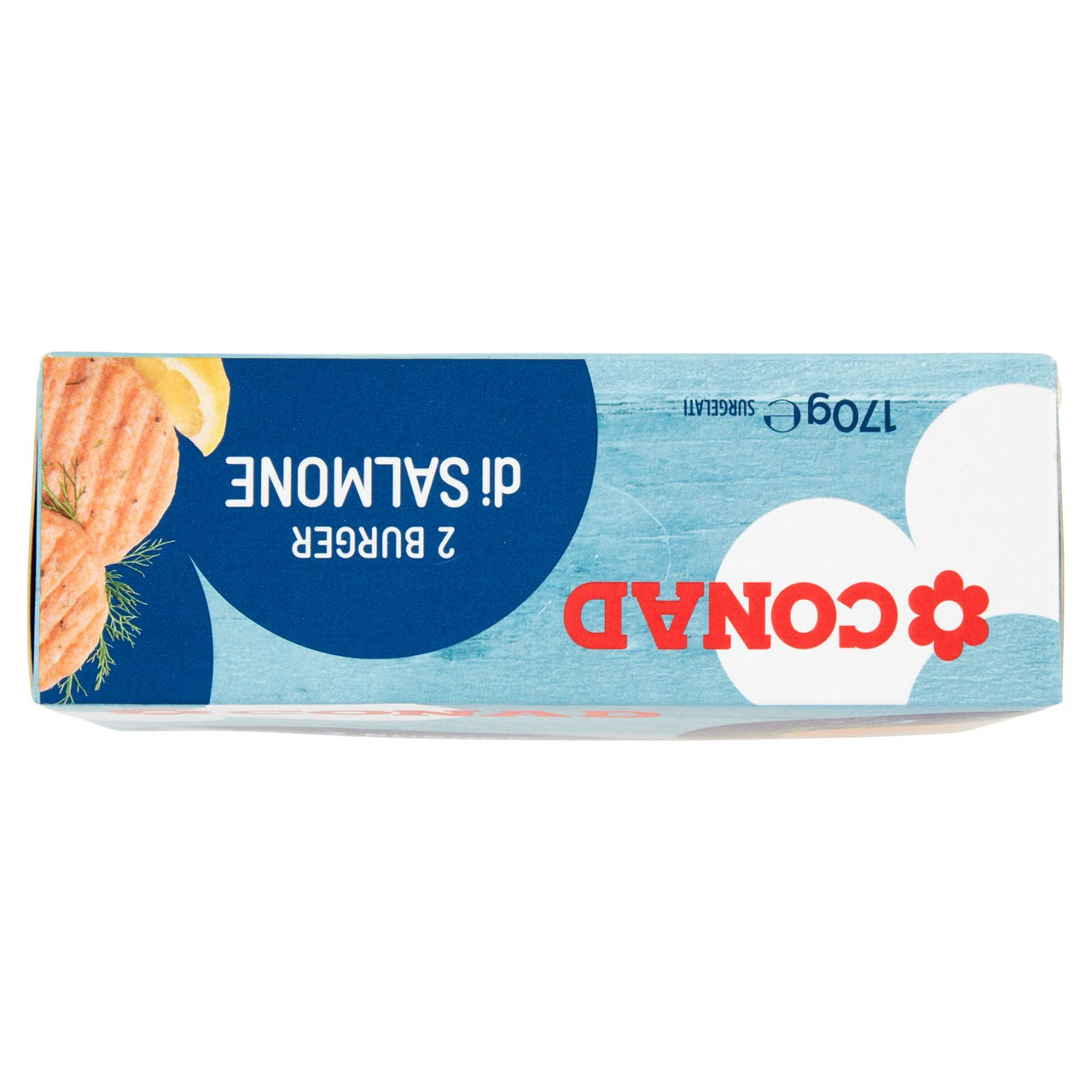 CONAD 2 Burger di Salmone Surgelati 2 x 85 g