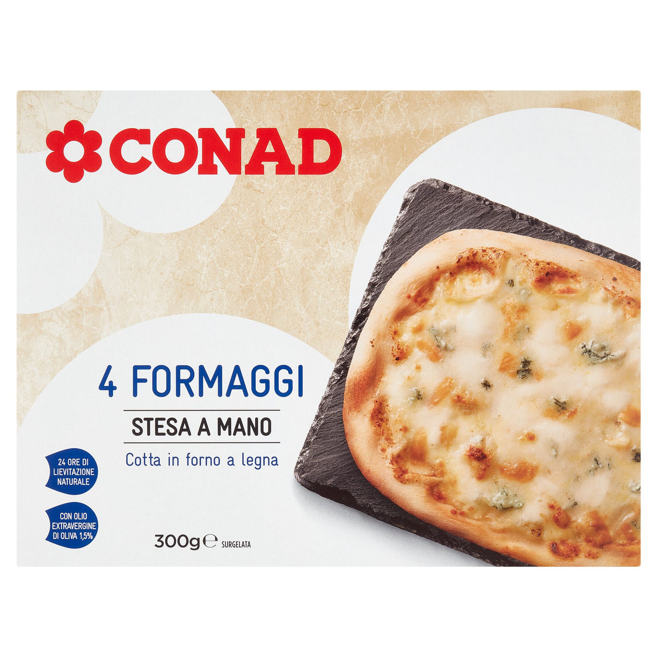 Pizza 4 Formaggi Surgelata Conad vendita online