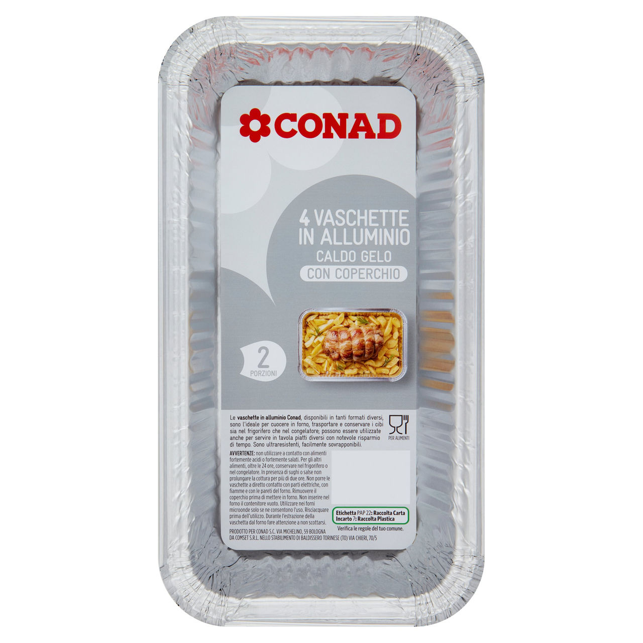 Vaschette in Alluminio Conad in vendita online