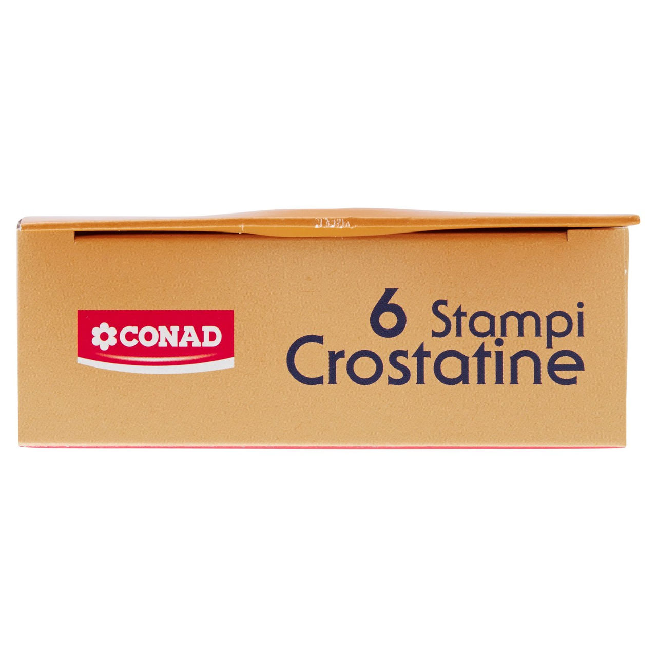 CONAD 6 Stampi Crostatine Acciaio antiaderente Ø 10 cm