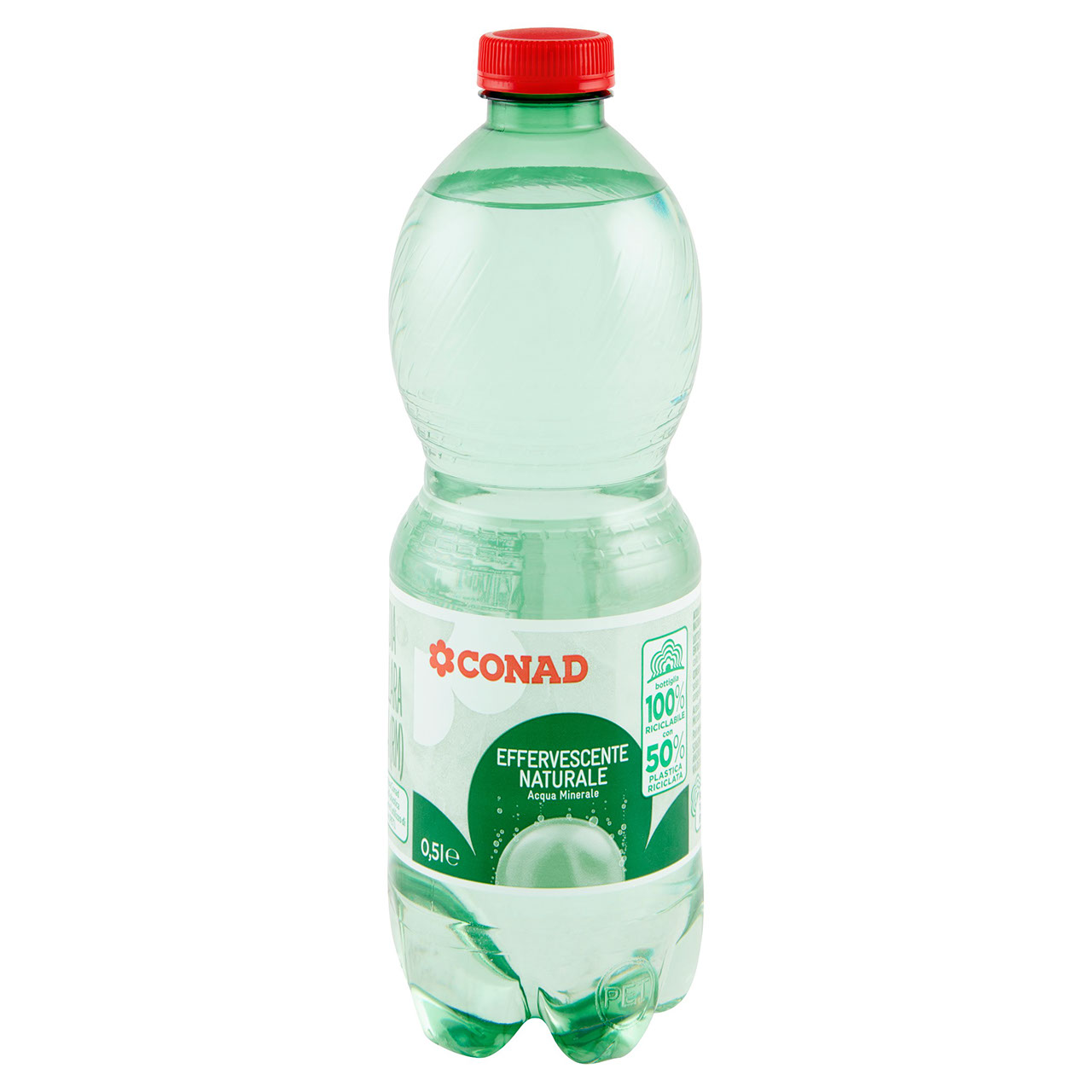 CONAD Acqua Minerale Effervescente Naturale 0,5 l