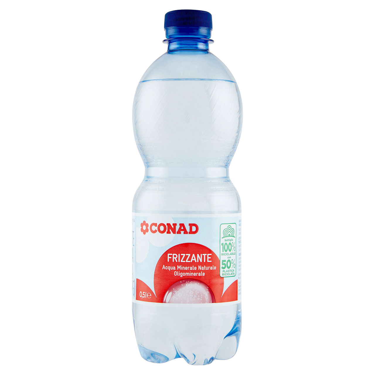 Acqua Minerale Naturale Frizzante 0,5 l Conad