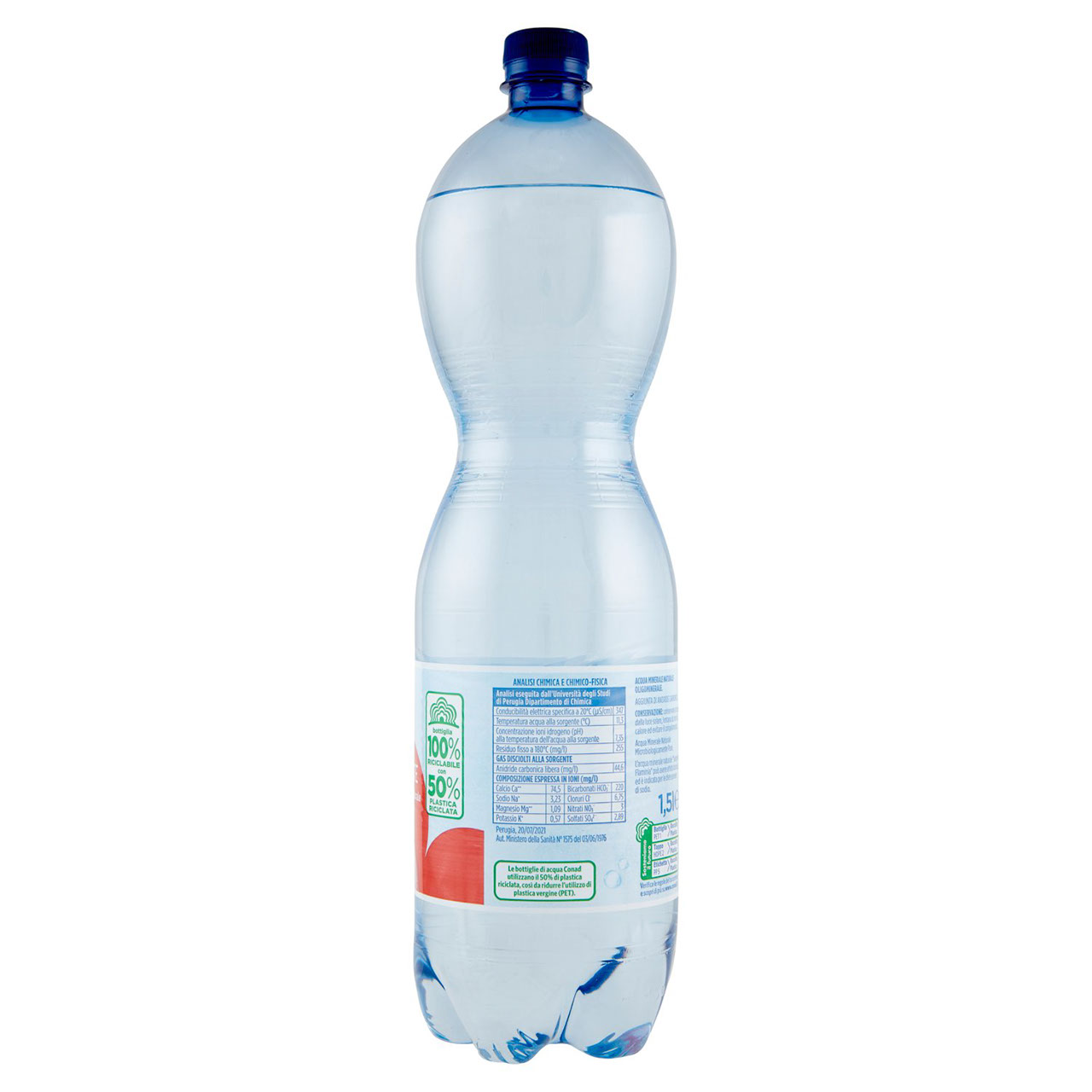 Acqua Minerale Frizzante Bottiglia 1.5 l Conad