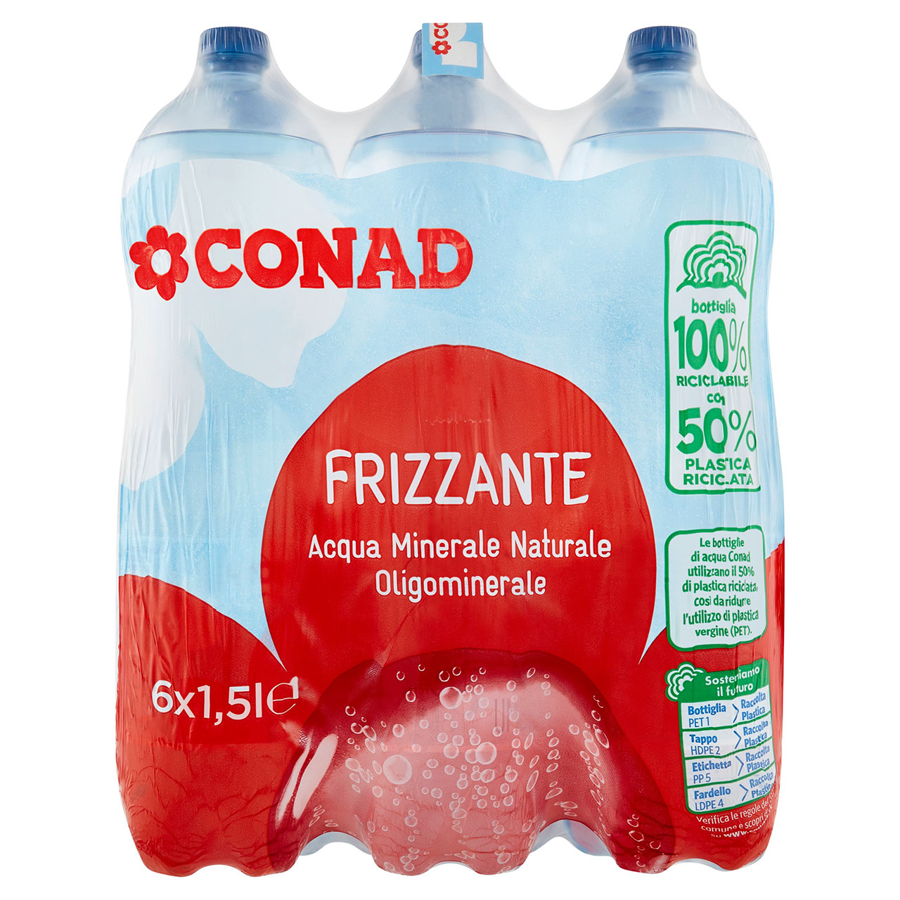 Acqua Minerale Frizzante Conad in vendita online