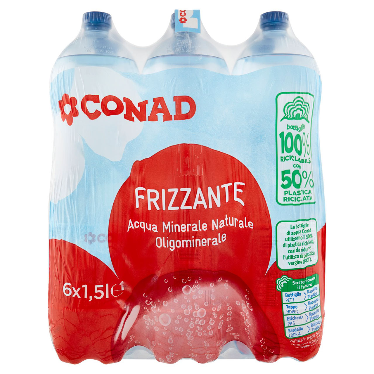 Acqua Minerale Frizzante Conad in vendita online