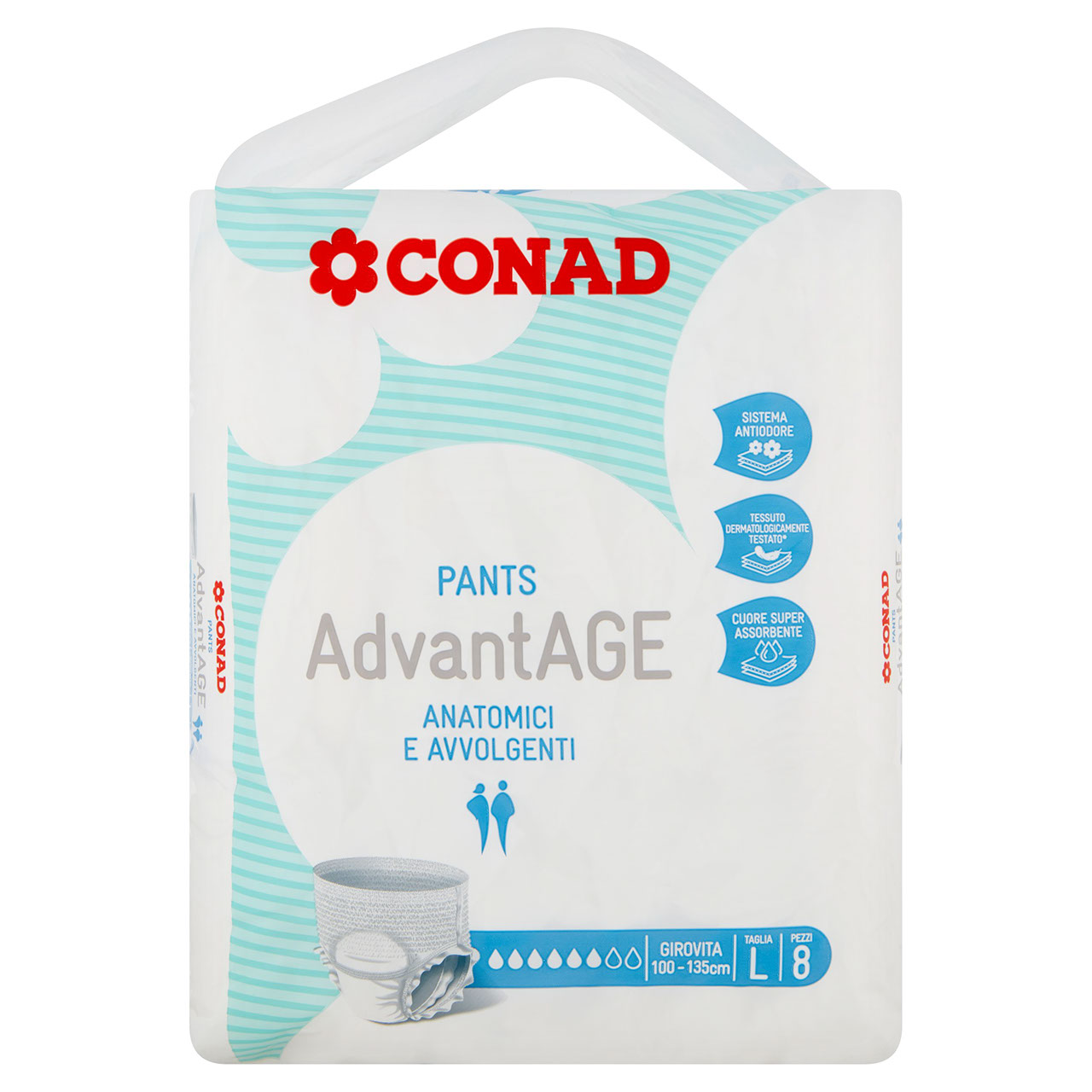 Advantage Pants Anatomici Taglia L 8 pz Conad