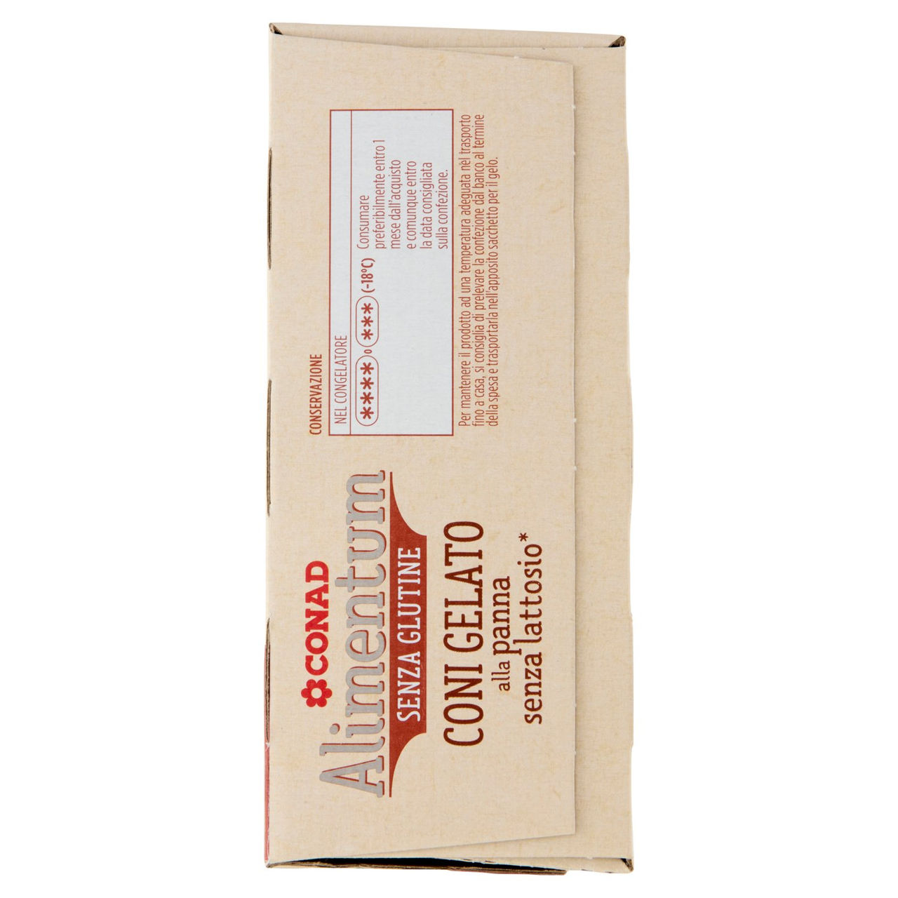 Coni Gelato Panna Senza Lattorio e Glutine Conad