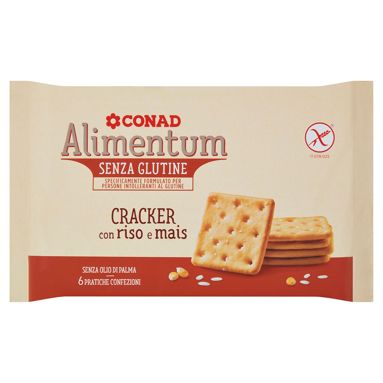 Cracker Con Riso E Mais 6 Confezioni Alimentum | Conad