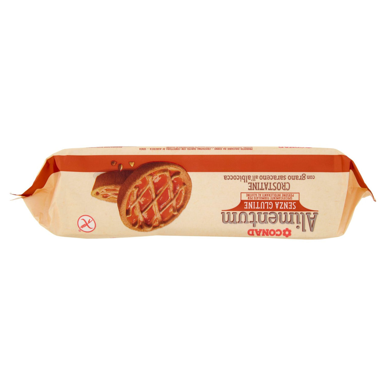 Crostatine Senza Glutine all'Albicocca Conad