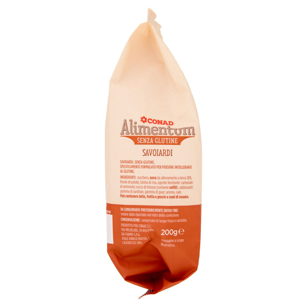 CONAD Alimentum Senza Glutine Savoiardi 200 g
