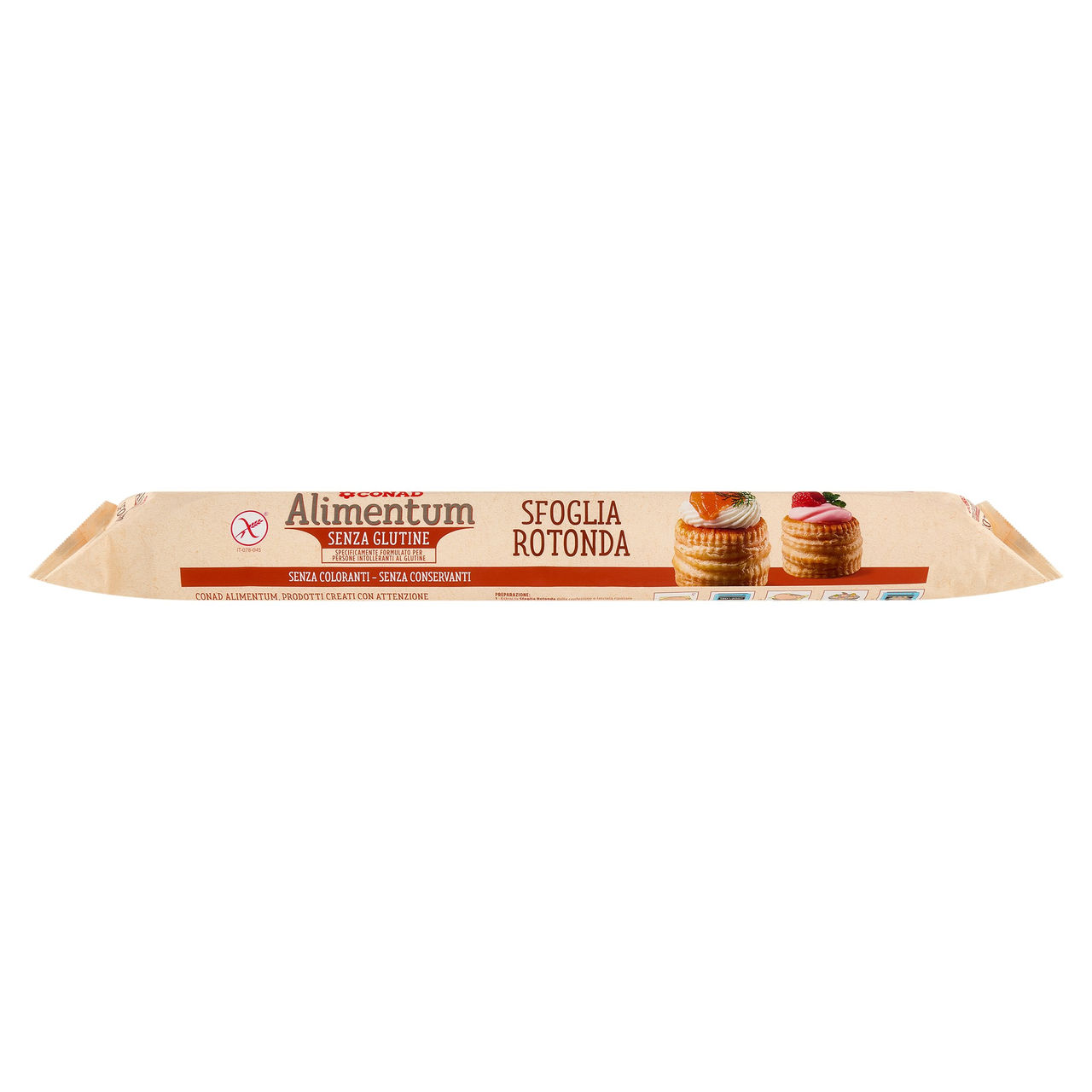 CONAD Alimentum Senza Glutine Sfoglia Rotonda 280 g