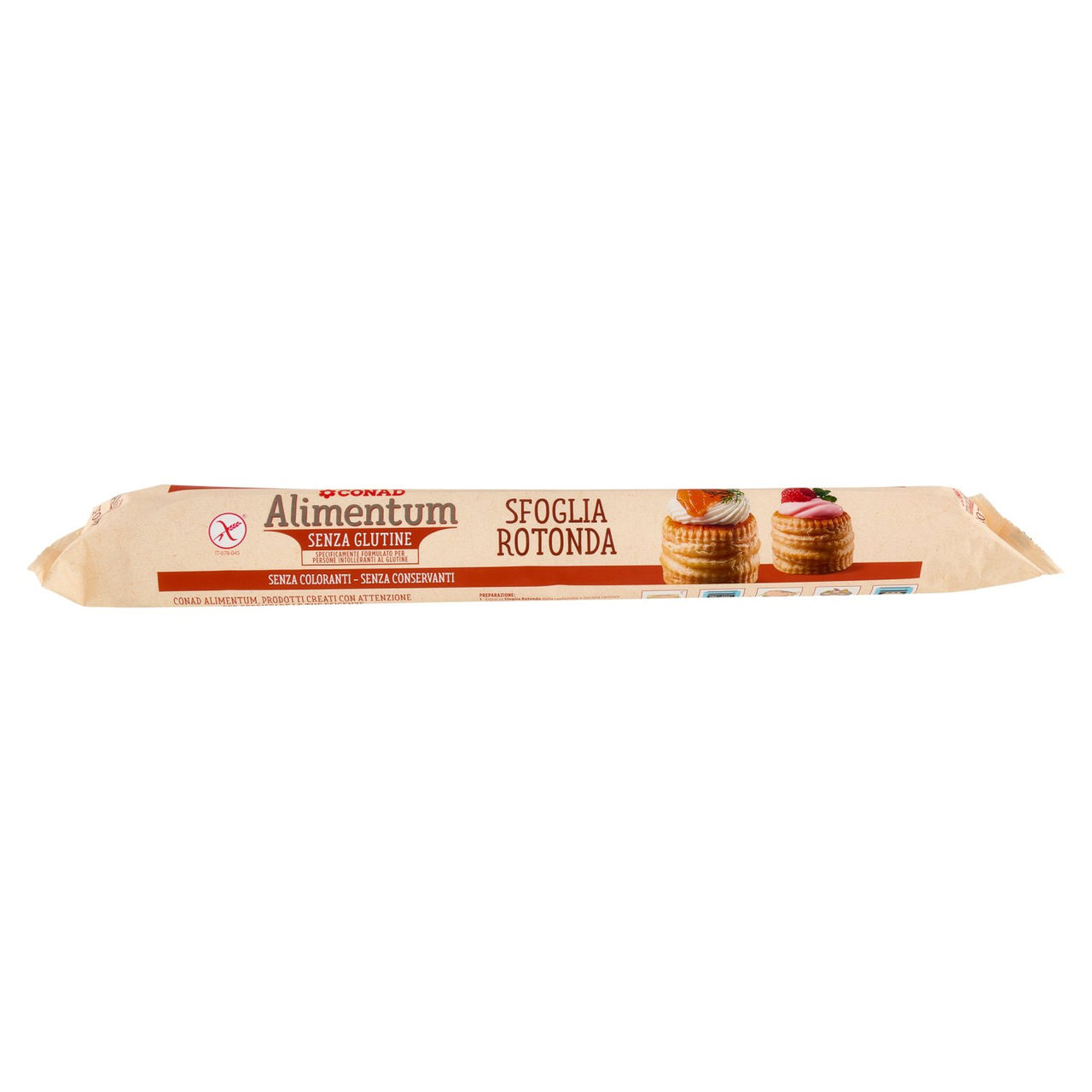 CONAD Alimentum Senza Glutine Sfoglia Rotonda 280 g