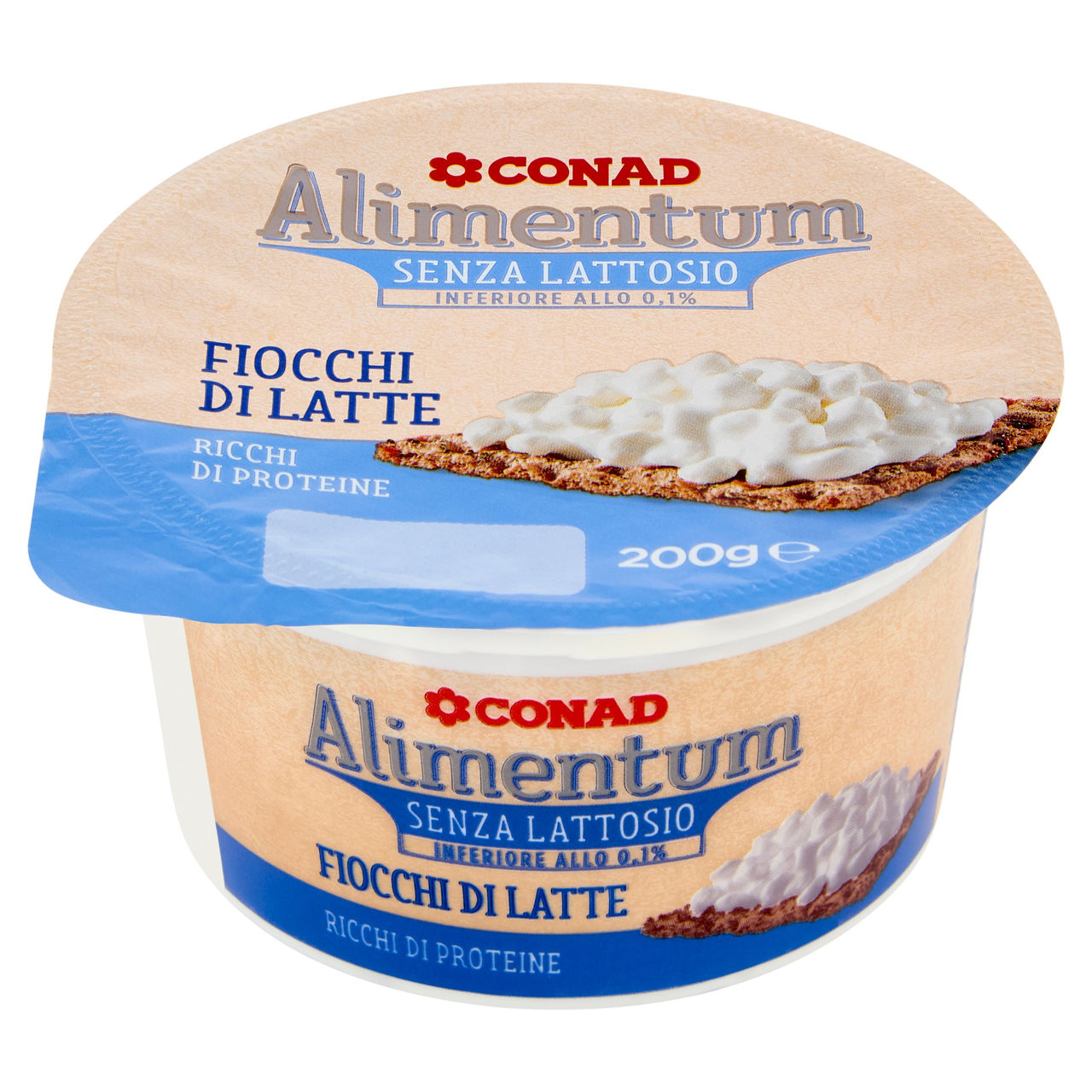 CONAD Alimentum Senza Lattosio Fiocchi di Latte 200 g