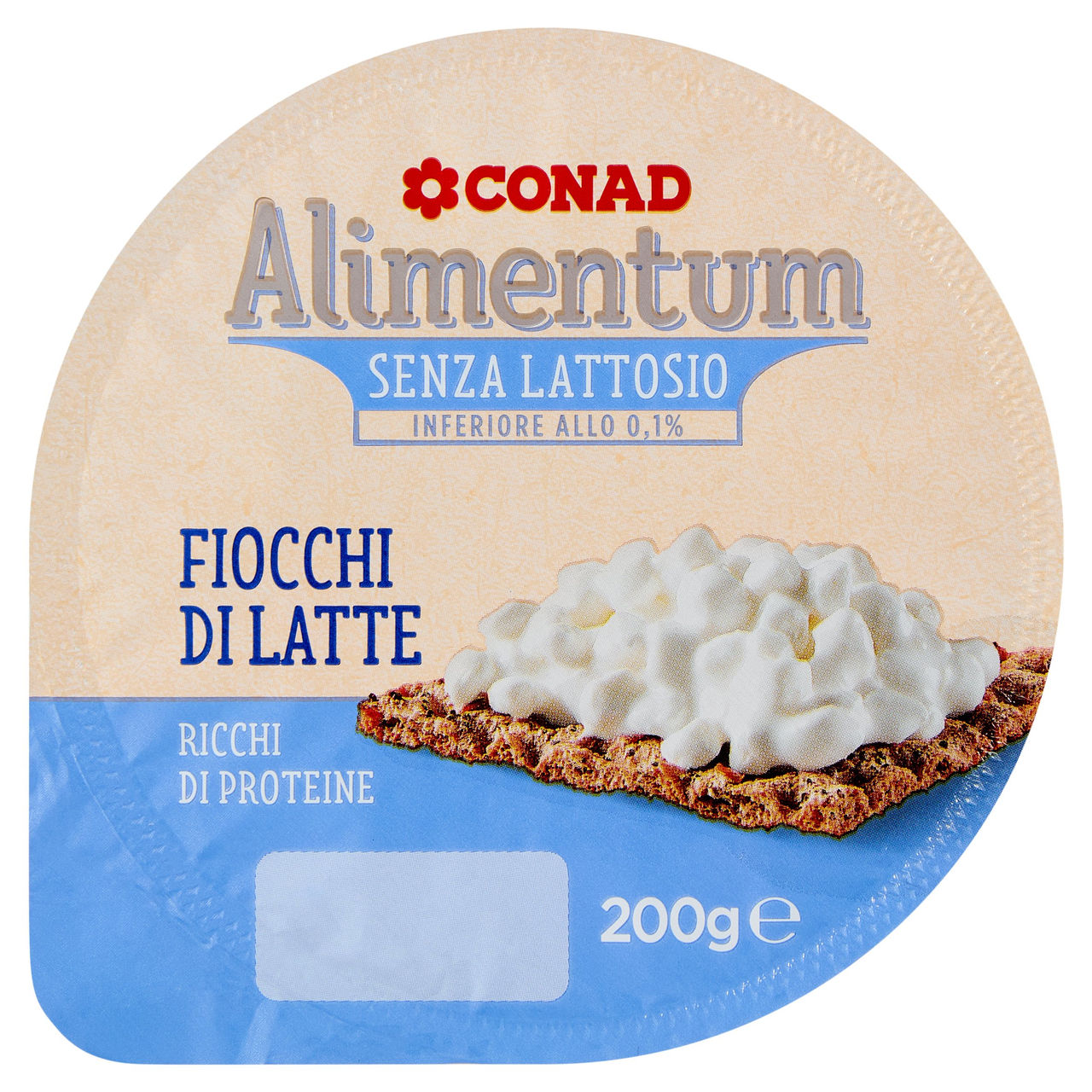 CONAD Alimentum Senza Lattosio Fiocchi di Latte 200 g