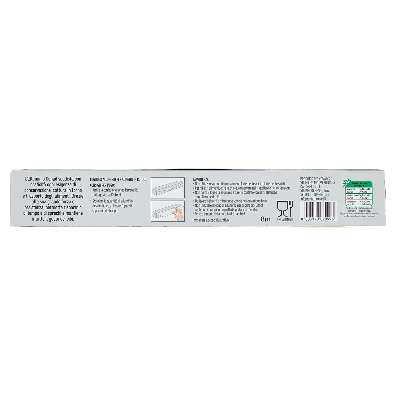 Alluminio Superresistente 8 metri Conad