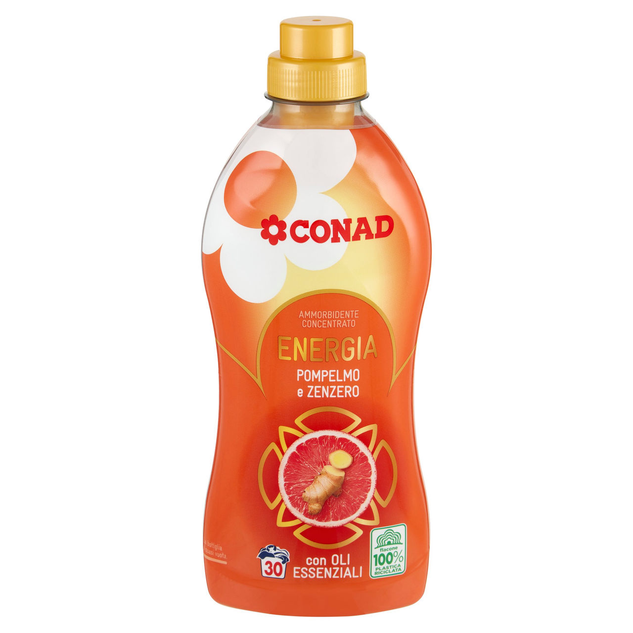 CONAD Ammorbidente Concentrato Energia Pompelmo e Zenzero 750  ml