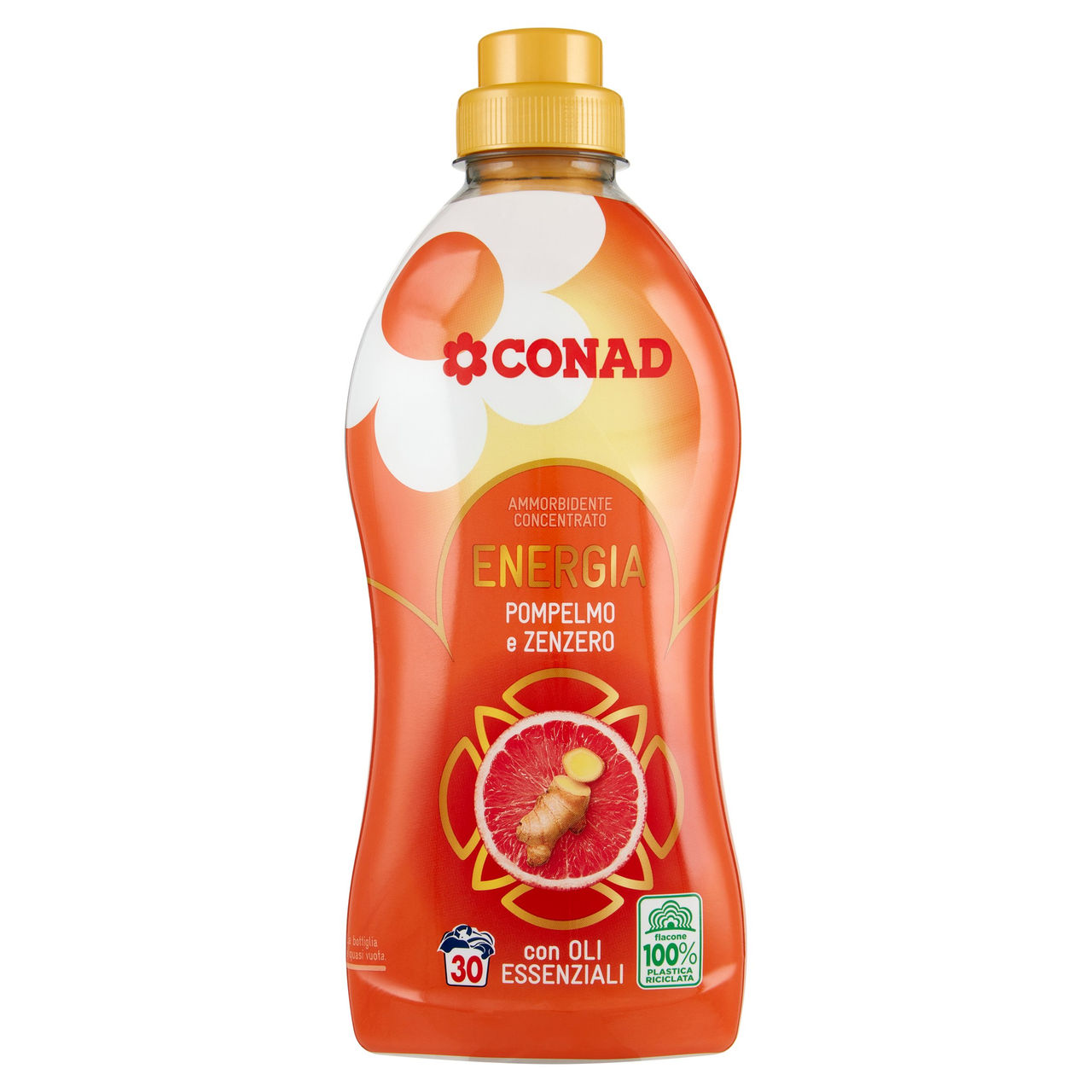 CONAD Ammorbidente Concentrato Energia Pompelmo e Zenzero 750  ml