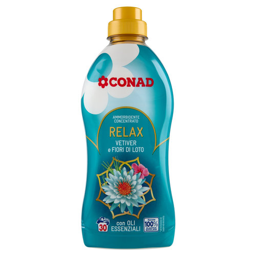 CONAD Ammorbidente Concentrato Relax Vetiver e Fior di Loto 750 ml