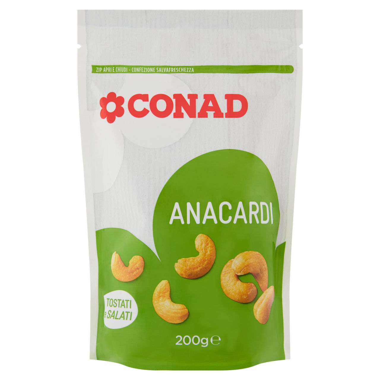 CONAD Anacardi Tostati e Salati 200 g