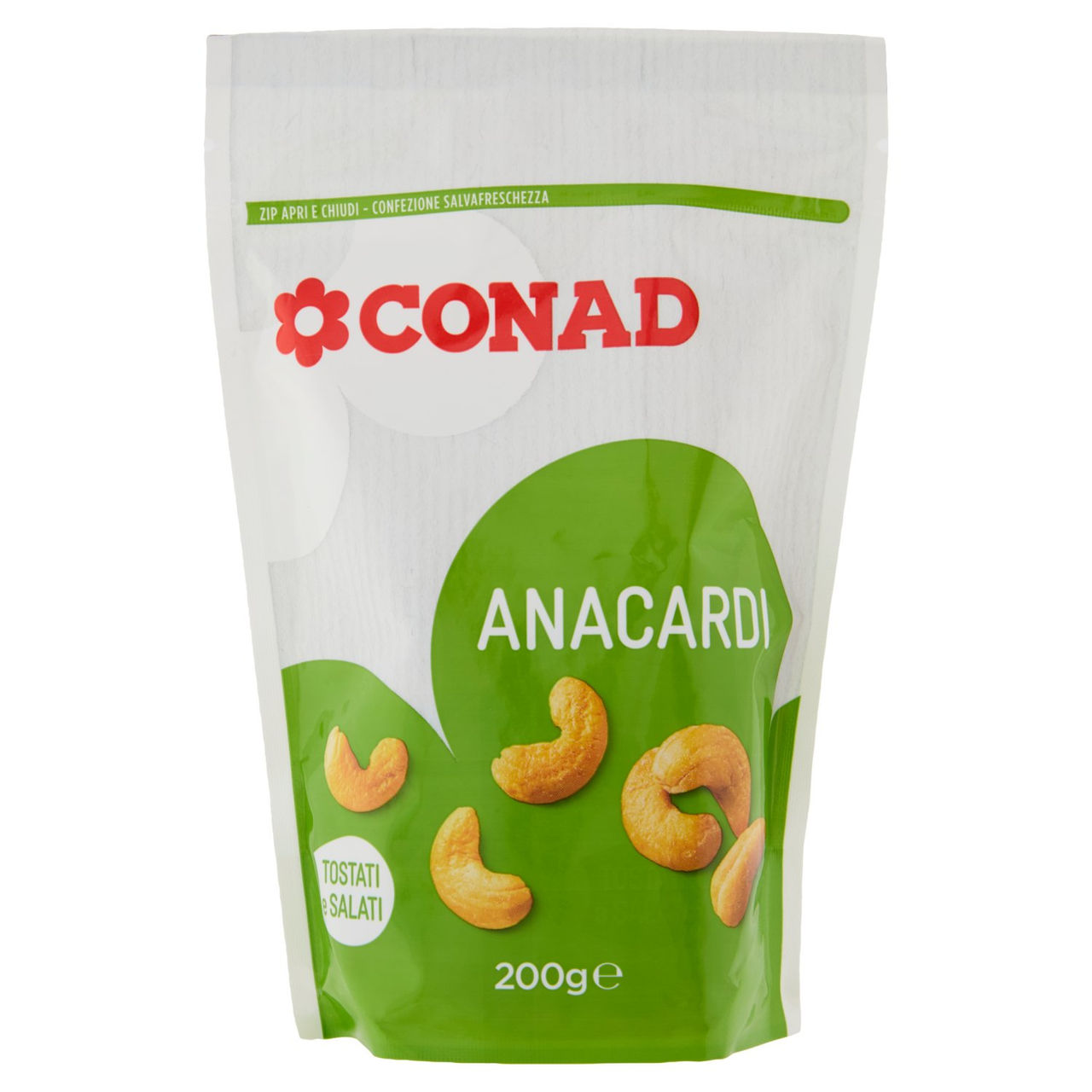 CONAD Anacardi Tostati e Salati 200 g