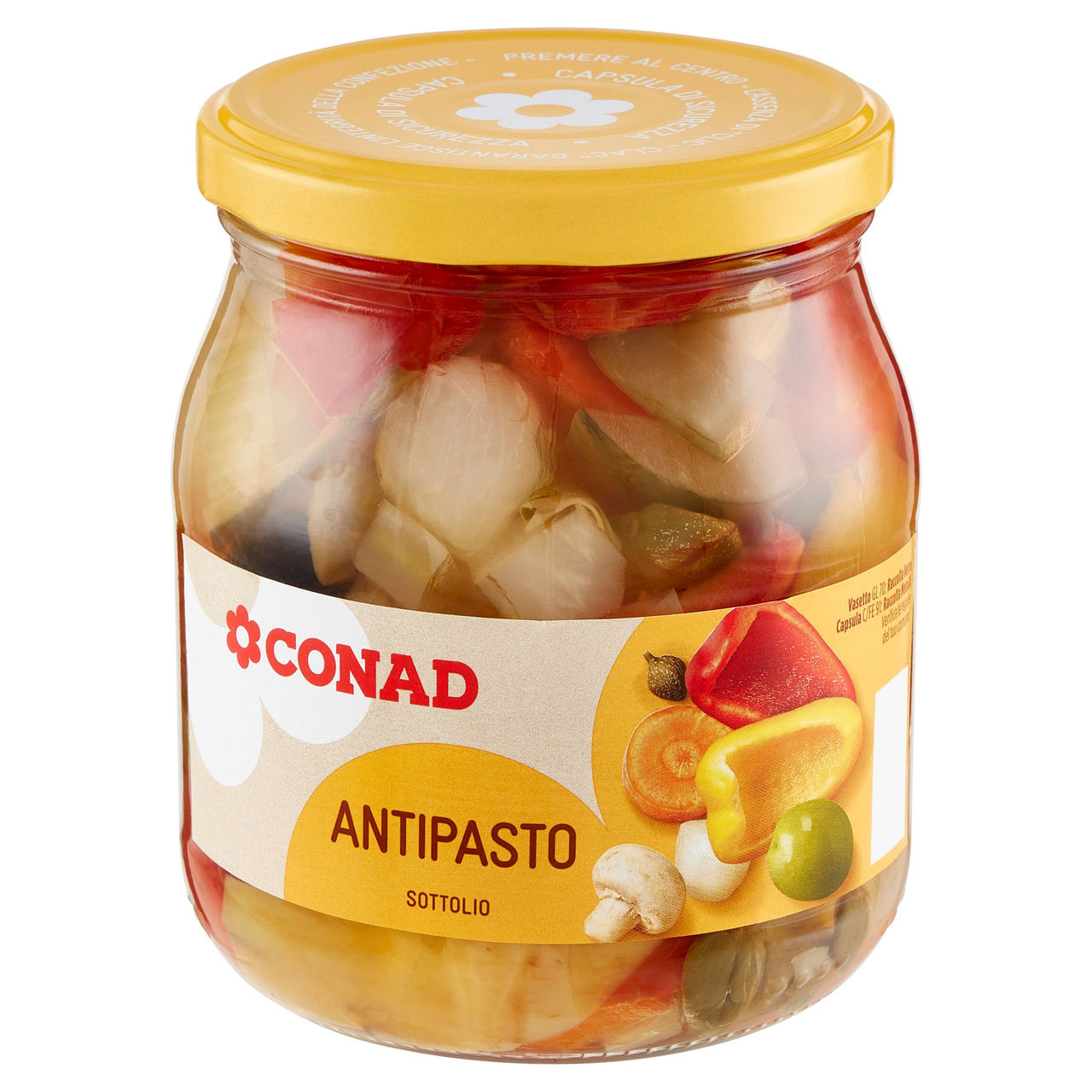 Antipasto Sottolio 530 g Conad