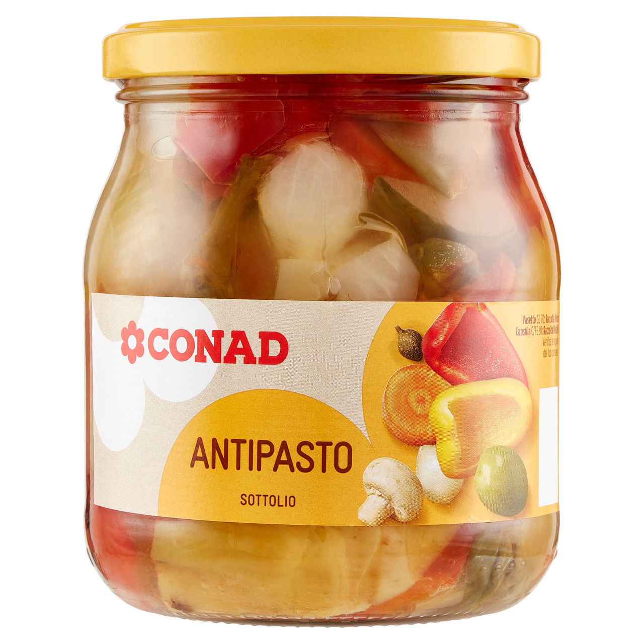 Antipasto Sottolio 530 g Conad