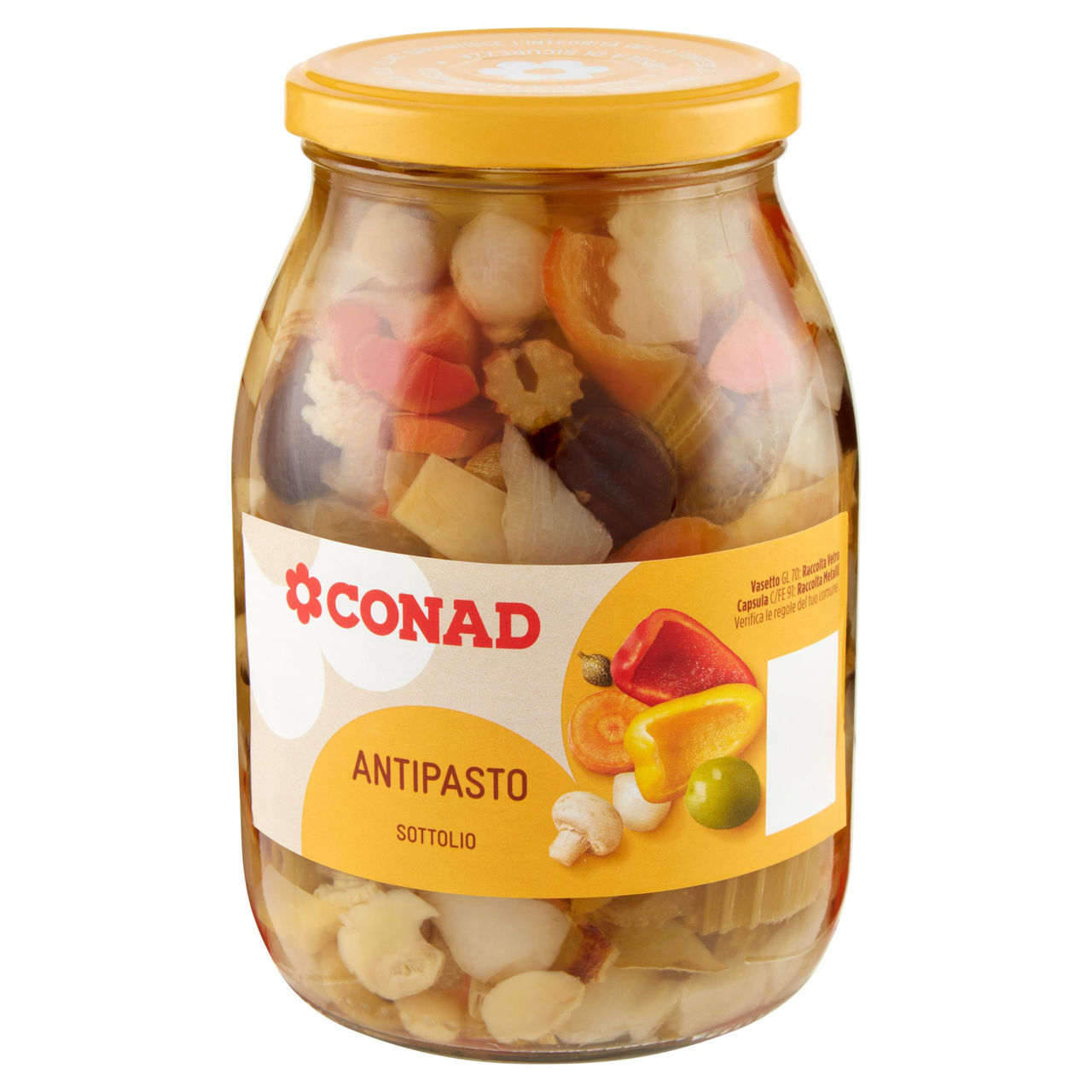 Antipasto Sottolio 950 g Conad
