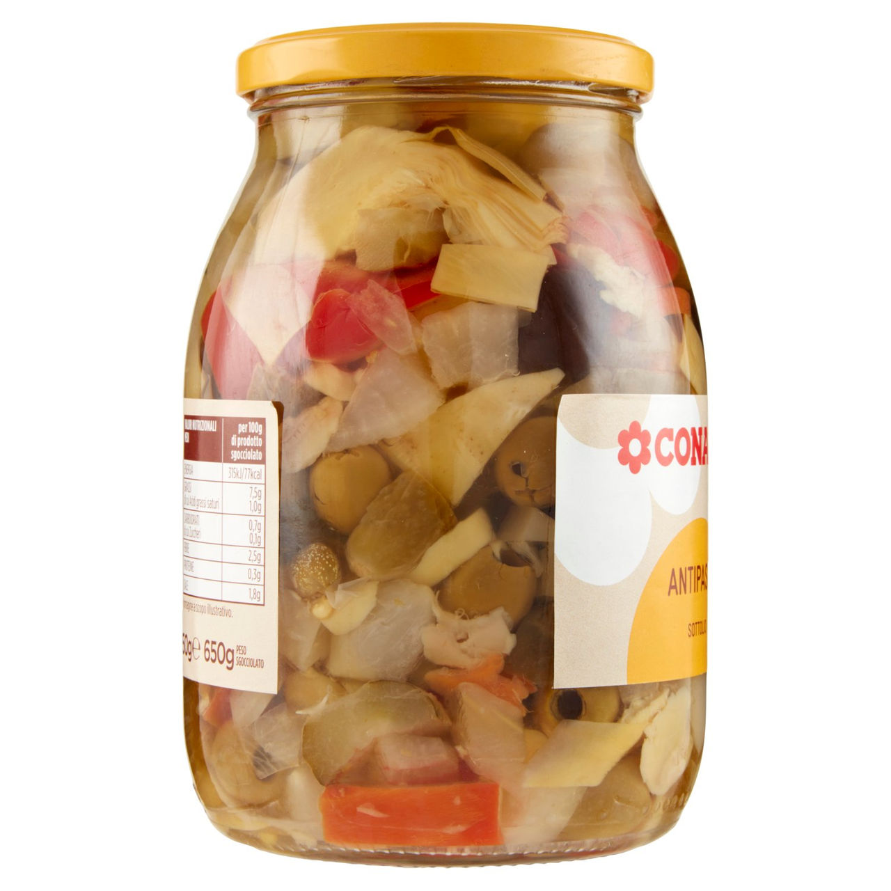 Antipasto Sottolio 950 g Conad