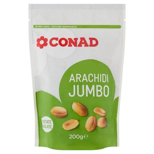 CONAD Arachidi Jumbo Tostate e Salate 200 g
