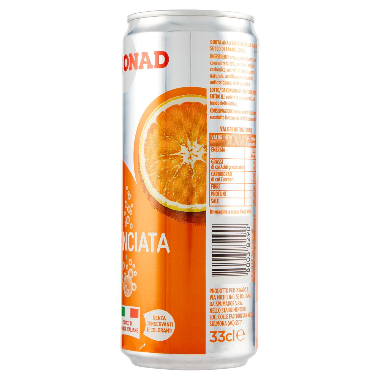 CONAD Aranciata 33 cl