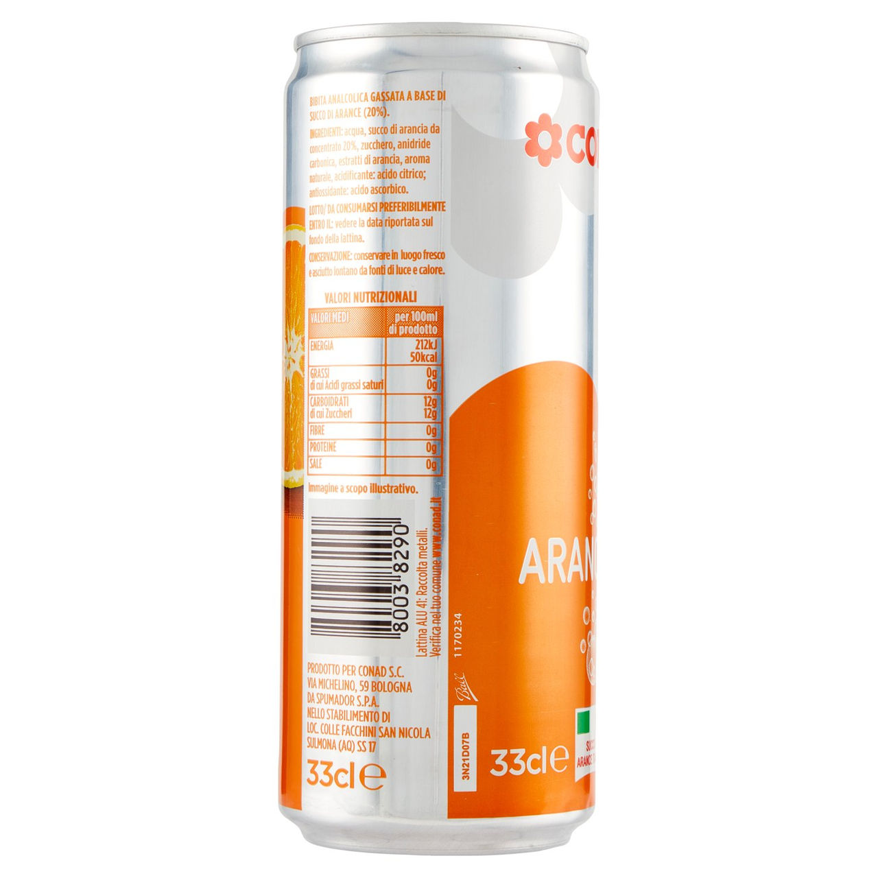 CONAD Aranciata 33 cl