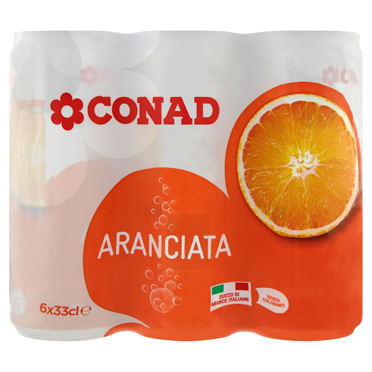 Aranciata 6 x 33 cl Conad in vendita online