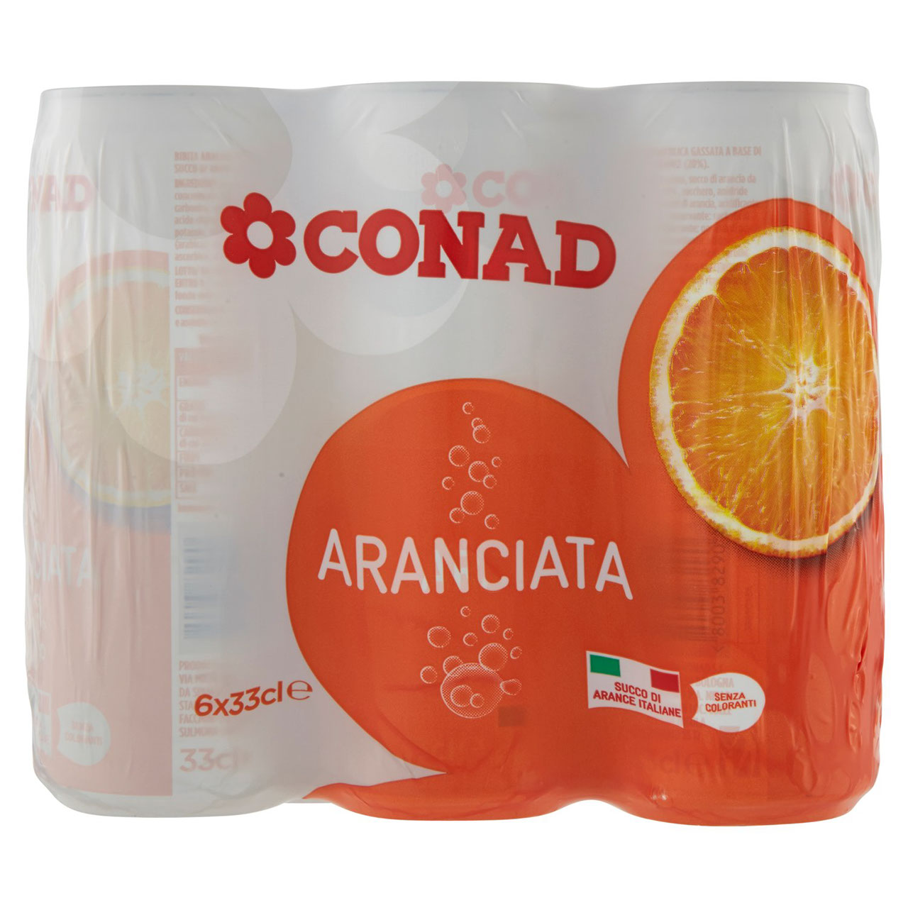 Aranciata 6 x 33 cl Conad in vendita online